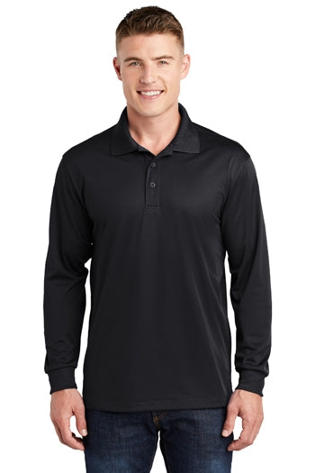Sport-Tek - Long Sleeve Micropique Sport-Wick Polo. ST657
