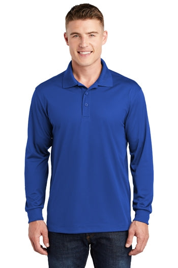Sport-Tek - Long Sleeve Micropique Sport-Wick Polo. ST657