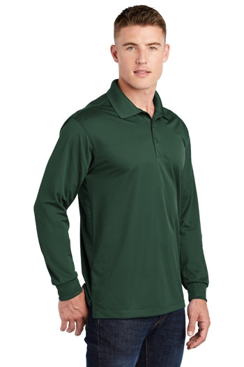 Sport-Tek - Long Sleeve Micropique Sport-Wick Polo. ST657