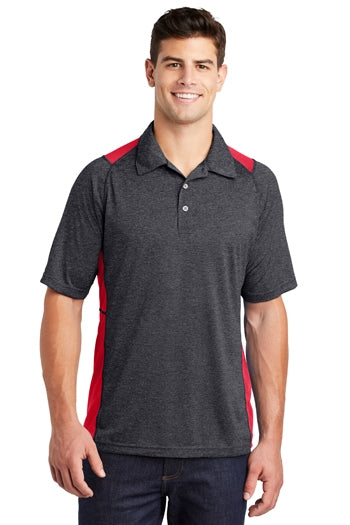 Sport-Tek - Heather Colorblock Contender™ Polo. ST665