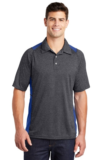 Sport-Tek - Heather Colorblock Contender™ Polo. ST665