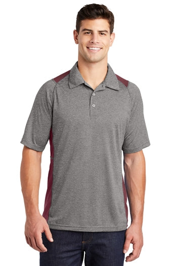 Sport-Tek - Heather Colorblock Contender™ Polo. ST665