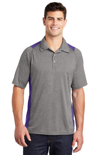 Sport-Tek - Heather Colorblock Contender™ Polo. ST665