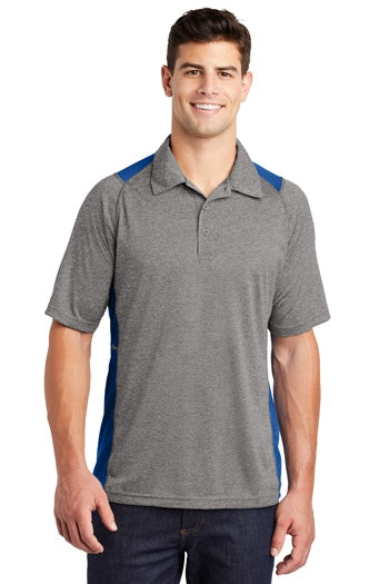Sport-Tek - Heather Colorblock Contender™ Polo. ST665