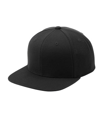 Sport-Tek - Yupoong® Flat Bill Snapback Cap. STC19