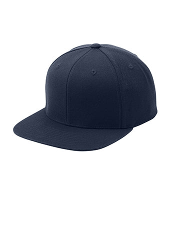 Sport-Tek - Yupoong® Flat Bill Snapback Cap. STC19
