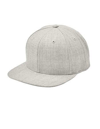 Sport-Tek - Yupoong® Flat Bill Snapback Cap. STC19