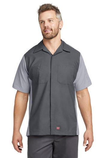 Red Kap - Short Sleeve Ripstop Crew Shirt. SY20