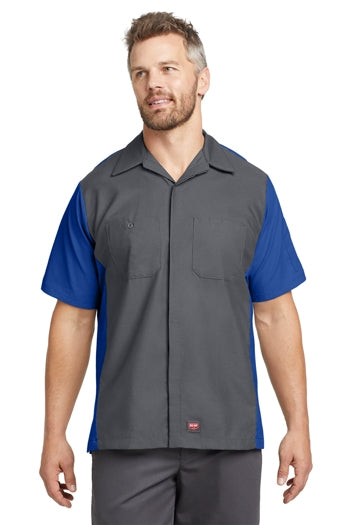 Red Kap - Short Sleeve Ripstop Crew Shirt. SY20