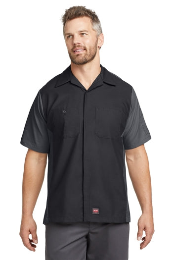 Red Kap - Short Sleeve Ripstop Crew Shirt. SY20