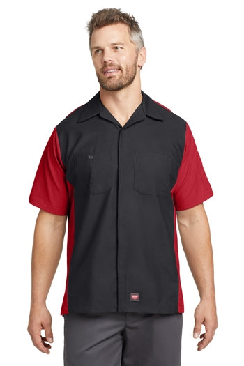 Red Kap - Short Sleeve Ripstop Crew Shirt. SY20
