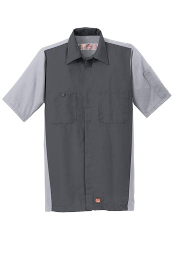Red Kap - Short Sleeve Ripstop Crew Shirt. SY20