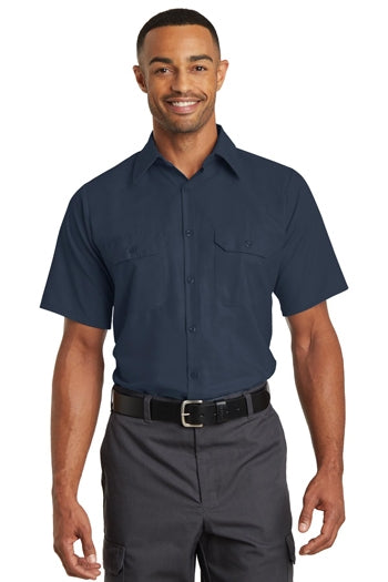 Red Kap - Short Sleeve Solid Ripstop Shirt. SY60