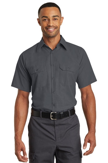 Red Kap - Short Sleeve Solid Ripstop Shirt. SY60