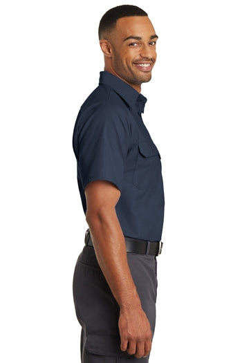 Red Kap - Short Sleeve Solid Ripstop Shirt. SY60