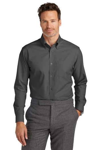 Brooks Brothers® - Tall Wrinkle-Free Stretch Nailhead Shirt. TBB18002