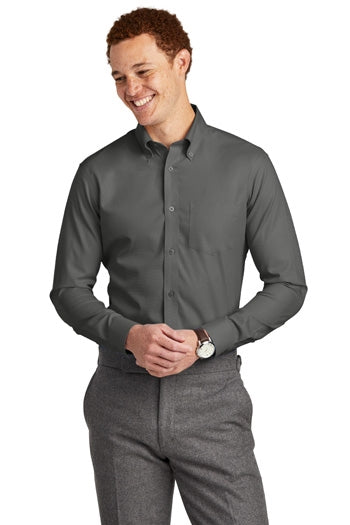 Brooks Brothers® - Tall Wrinkle-Free Stretch Nailhead Shirt. TBB18002