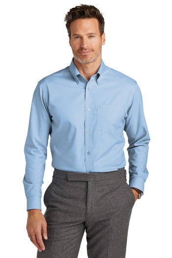 Brooks Brothers® - Tall Wrinkle-Free Stretch Nailhead Shirt. TBB18002
