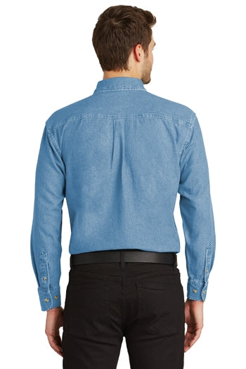 Port Authority - Tall Long Sleeve Denim Shirt. TLS600
