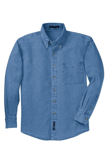 Port Authority - Tall Long Sleeve Denim Shirt. TLS600