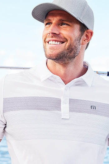 TravisMathew - Coastal Chest Stripe Polo. TM1MY402