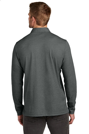 TravisMathew - Oceanside Heather Long Sleeve Polo. TM1MZ343