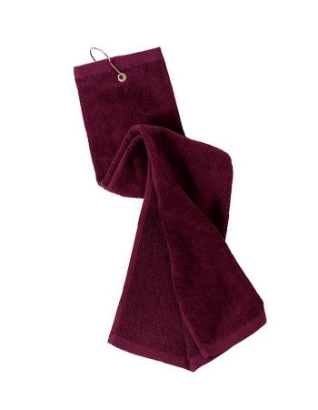 Port Authority - Grommeted Tri-Fold Golf Towel. TW50