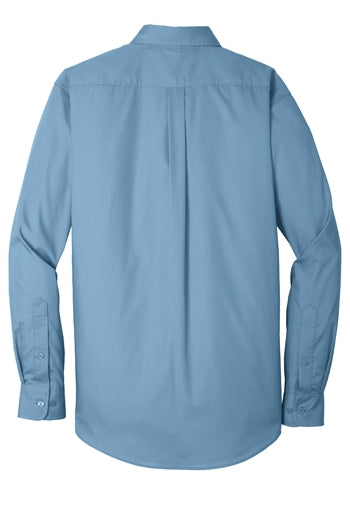 Port Authority - Long Sleeve Carefree Poplin Shirt. W100