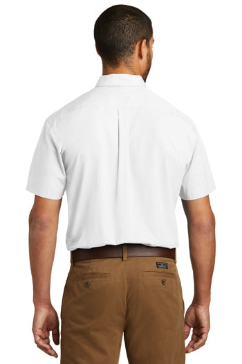 Port Authority - Short Sleeve Carefree Poplin Shirt. W101