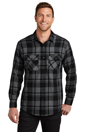 Port Authority - Plaid Flannel Shirt. W668
