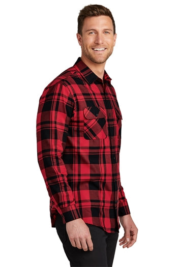 Port Authority - Plaid Flannel Shirt. W668