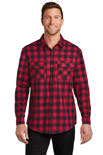 Port Authority - Plaid Flannel Shirt. W668