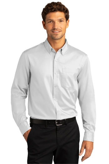 Port Authority - Long Sleeve SuperPro React™ Twill Shirt. W808
