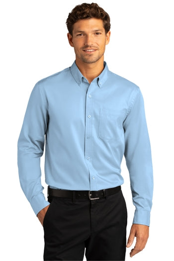 Port Authority - Long Sleeve SuperPro React™ Twill Shirt. W808