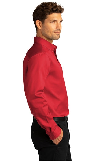 Port Authority - Long Sleeve SuperPro React™ Twill Shirt. W808