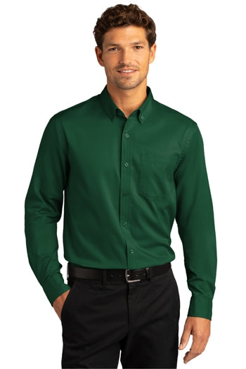 Port Authority - Long Sleeve SuperPro React™ Twill Shirt. W808