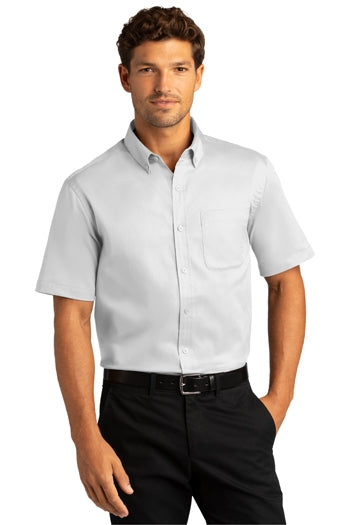 Port Authority - Short Sleeve SuperPro React™Twill Shirt. W809