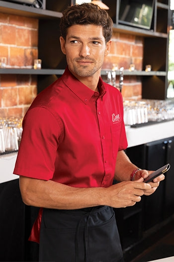 Port Authority - Short Sleeve SuperPro React™Twill Shirt. W809