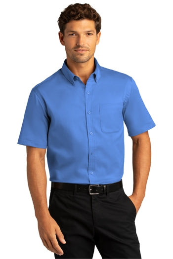 Port Authority - Short Sleeve SuperPro React™Twill Shirt. W809