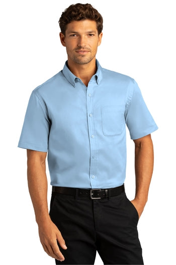 Port Authority - Short Sleeve SuperPro React™Twill Shirt. W809