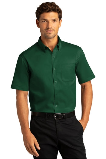 Port Authority - Short Sleeve SuperPro React™Twill Shirt. W809