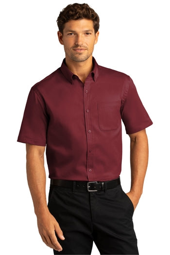 Port Authority - Short Sleeve SuperPro React™Twill Shirt. W809