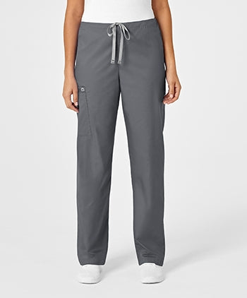 WonderWink - WonderWORK Unisex Drawstring Cargo Scrub Pants - SHORT. 500S