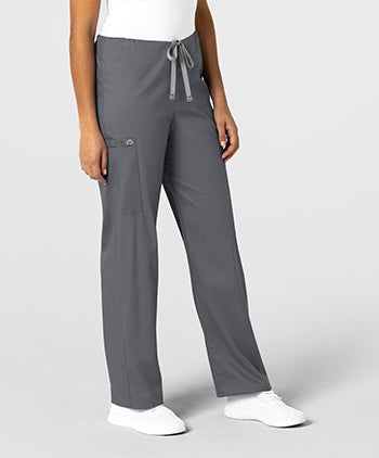 WonderWink - WonderWORK Unisex Drawstring Cargo Scrub Pants - SHORT. 500S