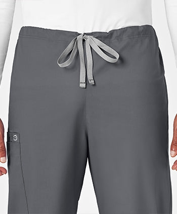 WonderWink - WonderWORK Unisex Drawstring Cargo Scrub Pants - SHORT. 500S
