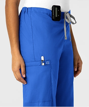 WonderWink - WonderWORK Unisex Drawstring Cargo Scrub Pants - TALL. 500T