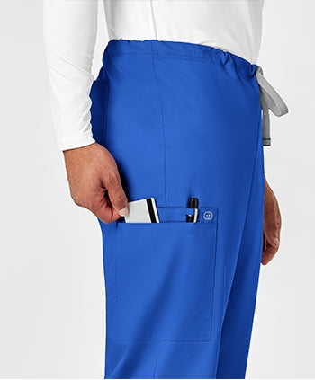 WonderWink - WonderWORK Unisex Drawstring Cargo Scrub Pants - TALL. 500T