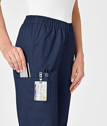 WonderWink - WonderWORK Women's Pull-On Cargo Scrub Pants. 501