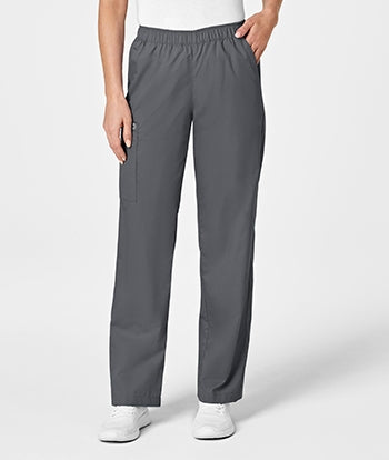 WonderWink - WonderWORK Women's Pull-On Cargo Scrub Pants - PETITE. 501P