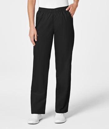 WonderWink - WonderWORK Women's Pull-On Cargo Scrub Pants - PETITE. 501P